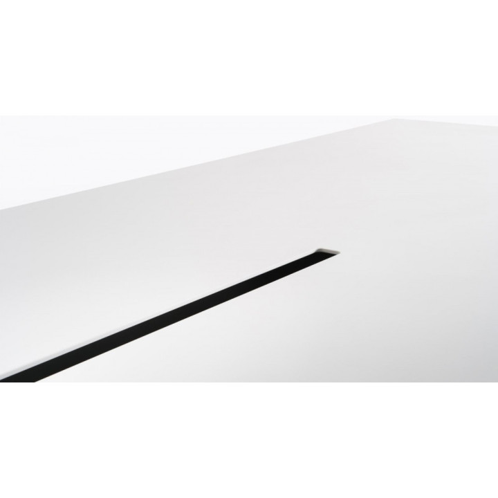 Pedrali - Arki Wood Tisch mit Kabelkanal Pedrali - Arki Wood Tisch mit Kabelkanal