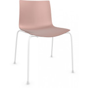 Arper - Catifa 46 0251 Stuhl einfarbig - Rosé | Weiß