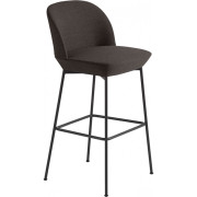 Muuto - Oslo Barhocker -  hoch - Ocean 50 / Anthrazit Schwarz