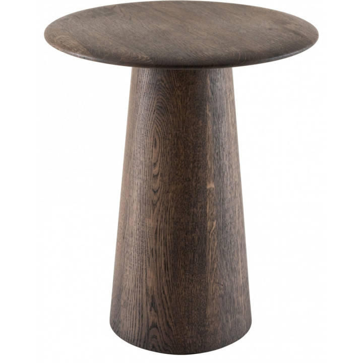 Gazzda - Mushroom Beistelltisch Ø40 cm - Eiche geräuchert geölt Gazzda - Mushroom Beistelltisch Ø40 cm - Eiche geräuchert geölt