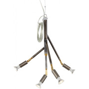 Örsjö - Kvist 4 Deckenleuchte - Rauer Stahl