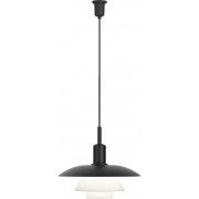 Louis Poulsen - PH 5/5 Pendelleuchte - Schwarz/Opalglas