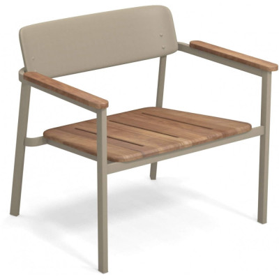 Emu - Shine Loungesessel Teakholz - Taupe Emu - Shine Loungesessel Teakholz - Taupe