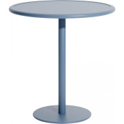 Petite Friture - Week-End Bistro Tisch rund - Taubenblau