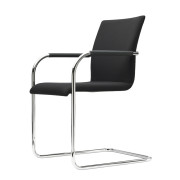 Thonet - S 55 PF Evo Freischwinger - Step 60999 Schwarz