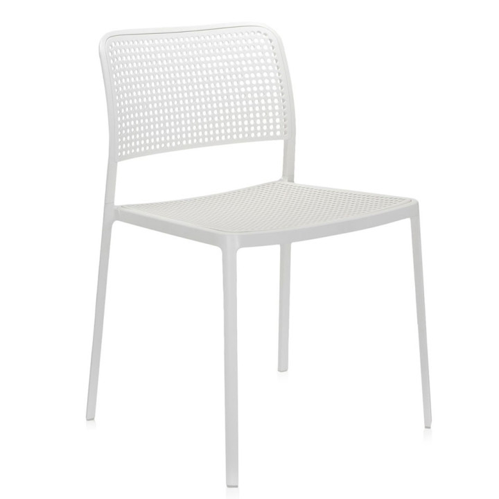 Kartell - Audrey Stuhl - Weiß - Weiß Kartell - Audrey Stuhl - Weiß - Weiß
