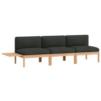 Moebe - Modular Sofa 3-Sitzer mit Beistelltisch Re-Wool - Re-Wool 198 Moebe - Modular Sofa 3-Sitzer mit Beistelltisch Re-Wool - Re-Wool 198