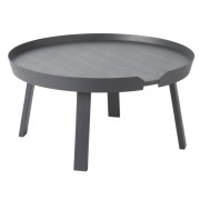 Muuto - Around Coffee Table - Groß | Anthrazit