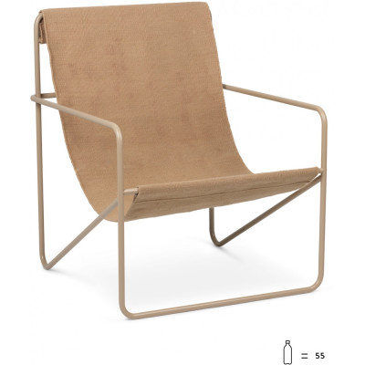 Ferm Living - Desert Lounge Sessel - Cashmere / Sand Ferm Living - Desert Lounge Sessel - Cashmere / Sand