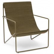 Ferm Living - Desert Lounge Sessel - Olive / Olive
