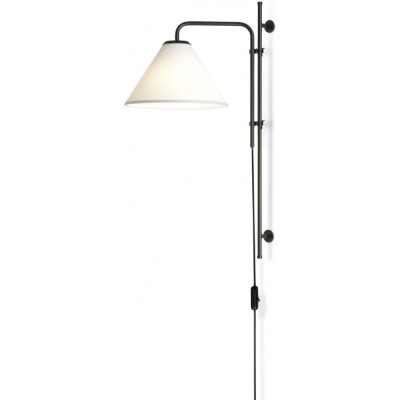 Marset - Funiculí Wandleuchte mit Textil Schirm - Weiß Marset - Funiculí Wandleuchte mit Textil Schirm - Weiß