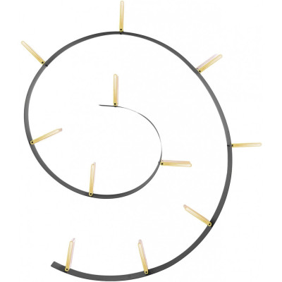 Kartell - Popworm Bücherregal - 520 cm | Schwarz-Gold Kartell - Popworm Bücherregal - 520 cm | Schwarz-Gold