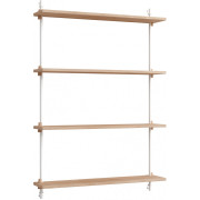 Moebe - Wall Shelving ws.115.1 Wandregal -  Einfach - Eiche/Weiß