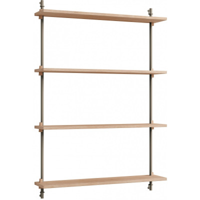 Moebe - Wall Shelving ws.115.1 Wandregal -  Einfach - Eiche/Warmes Grau Moebe - Wall Shelving ws.115.1 Wandregal -  Einfach - Eiche/Warmes Grau