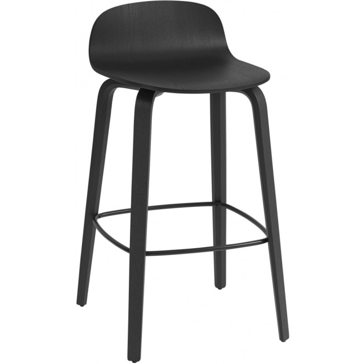 Muuto - Visu Barhocker -  niedrig - Schwarz Muuto - Visu Barhocker -  niedrig - Schwarz