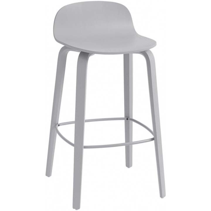 Muuto - Visu Barhocker -  niedrig - Grau Muuto - Visu Barhocker -  niedrig - Grau