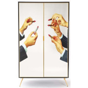 Seletti - Kleiderschrank mit Spiegeltüren - Lipsticks Seletti - Kleiderschrank mit Spiegeltüren - Lipsticks