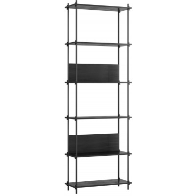 Moebe - Shelving System s.255.1.A Regal -  Einfach - Eiche/Schwarz Moebe - Shelving System s.255.1.A Regal -  Einfach - Eiche/Schwarz