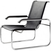 Thonet - S 35 L Sessel - Schwarz