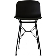Magis - Troy Stapelstuhl Drahtgestell 50 cm - Schwarz/Schwarz