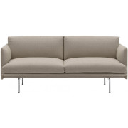 Muuto - Outline 2-Sitzer Sofa - Ecriture 240 / Aluminum poliert Muuto - Outline 2-Sitzer Sofa - Ecriture 240 / Aluminum poliert
