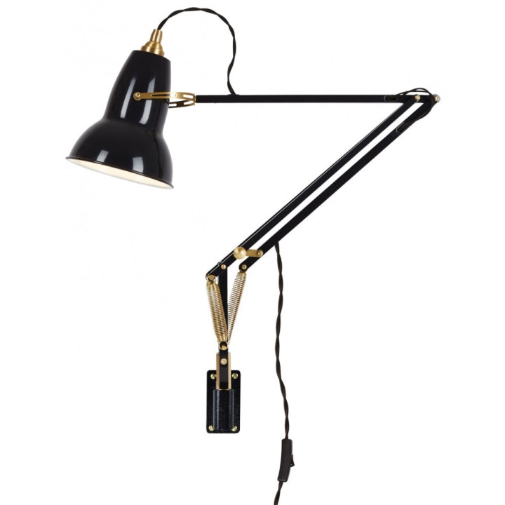 Anglepoise - Original 1227 Brass Leuchte mit Wandmontage - Jet Black Anglepoise - Original 1227 Brass Leuchte mit Wandmontage - Jet Black