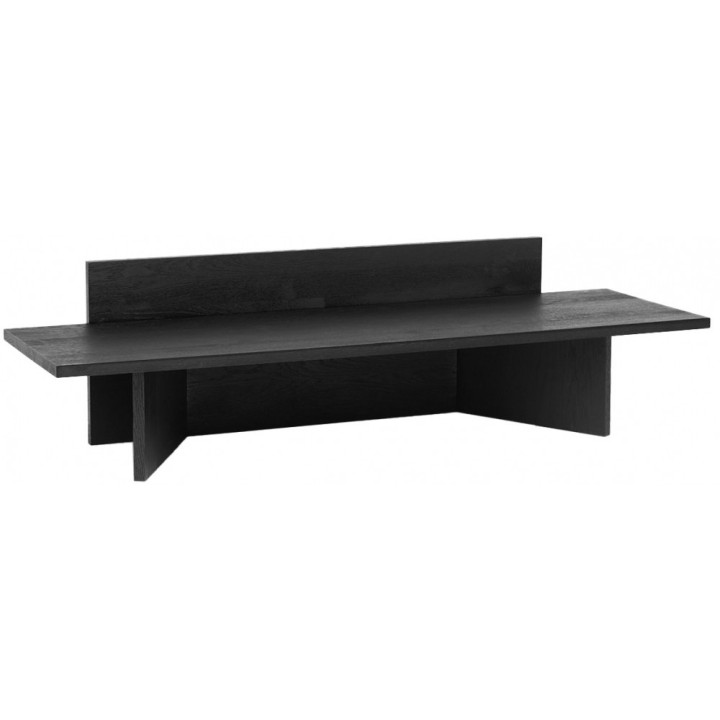 Ferm Living - Oblique Bank - Eiche schwarz geölt Ferm Living - Oblique Bank - Eiche schwarz geölt
