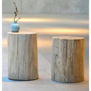 Jan Kurtz - Block Hocker Eiche rund - 38 cm