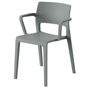 Arper - Juno 02 Armlehnstuhl - Anthrazit