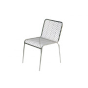 La Palma - Aria Stuhl Outdoor - Weiß lackiert | Schwarz