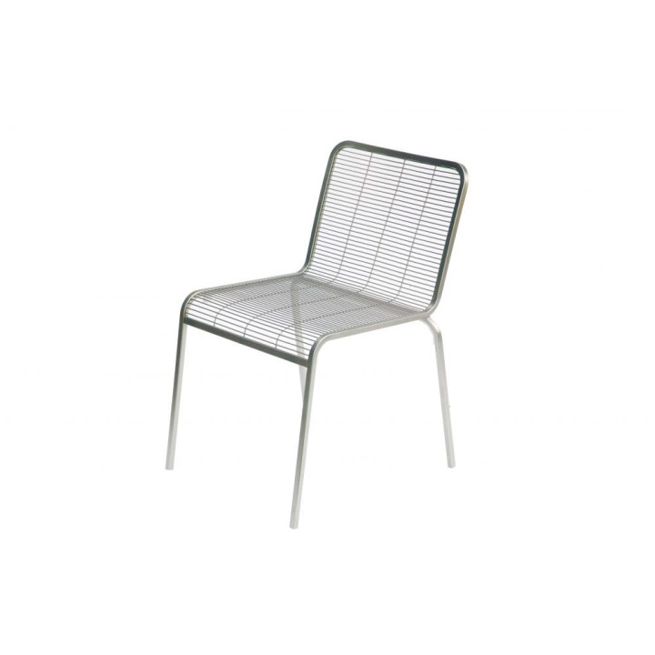 La Palma - Aria Stuhl Outdoor - Weiß lackiert | Schwarz La Palma - Aria Stuhl Outdoor - Weiß lackiert | Schwarz