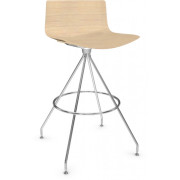 Arper - Catifa 46 0492 Barhocker Holz H 65cm - Eiche gebleicht