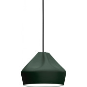 Marset - Pleat Box 24 Pendelleuchte - Dunkelgrün / Weiß