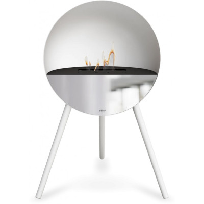 Le Feu - Eye Bioethanol-Kamin Weiß - Schwarz | Spiegelglas | Eiche weiß Le Feu - Eye Bioethanol-Kamin Weiß - Schwarz | Spiegelglas | Eiche weiß