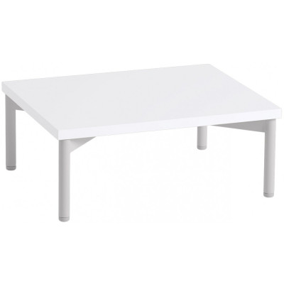 Muuto - Stacked Podium mit Rohrgestell - 43.5x35 cm | Weiß / Grau Muuto - Stacked Podium mit Rohrgestell - 43.5x35 cm | Weiß / Grau