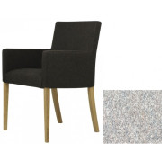 Jan Kurtz - Augus Sessel - Loden hellgrau | Eiche massiv geölt