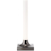 Kartell - Goodnight Battery Tischleuchte tragbar - Titan poliert