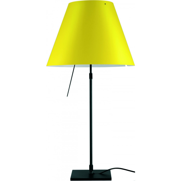 Luceplan - Costanza Tischleuchte - Kanariengelb | Alu Luceplan - Costanza Tischleuchte - Kanariengelb | Alu