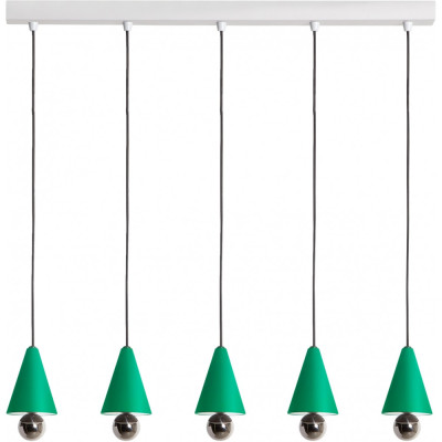 Petite Friture - Cherry Pendelleuchten System -  5 Leuchten - Mintgrün Petite Friture - Cherry Pendelleuchten System -  5 Leuchten - Mintgrün