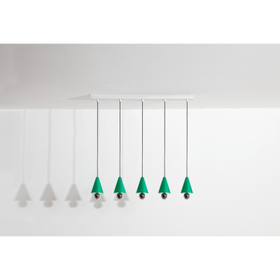 Petite Friture - Cherry Pendelleuchten System, 5 Leuchten Petite Friture - Cherry Pendelleuchten System, 5 Leuchten