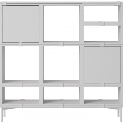 Muuto - Stacked Storage System Flur Regal Konfiguration 3 - Grau Muuto - Stacked Storage System Flur Regal Konfiguration 3 - Grau