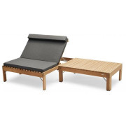 Skagerak - Riviera Lounge Kissen - Kohle