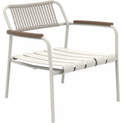 Vermobil - Verdea Rope Lounge Sessel VD60X - Perlweiß | Schwarz