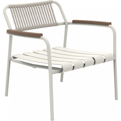 Vermobil - Verdea Rope Lounge Sessel VD60X - Perlweiß | Schwarz Vermobil - Verdea Rope Lounge Sessel VD60X - Perlweiß | Schwarz