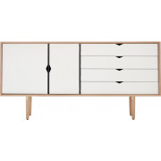 Andersen Furniture - S6 Sideboard - Alpino (Weiß) - Eiche Geseift