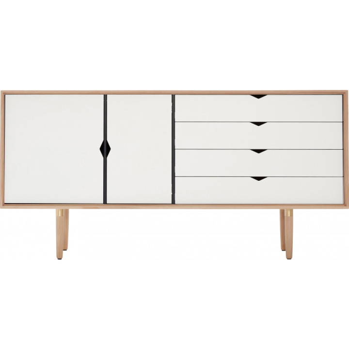 Andersen Furniture - S6 Sideboard - Alpino (Weiß) - Eiche Geseift Andersen Furniture - S6 Sideboard - Alpino (Weiß) - Eiche Geseift