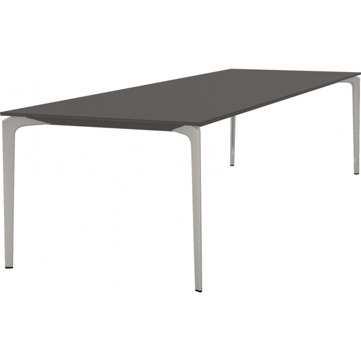 Fast - AllSize Tisch mit Platte aus gesprenkeltem Aluminium -  anthrazit - 300x100 cm | Eisengrau Fast - AllSize Tisch mit Platte aus gesprenkeltem Aluminium -  anthrazit - 300x100 cm | Eisengrau