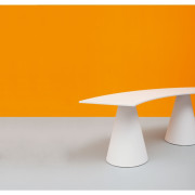 Pedrali - Ikon Bank - Weiß | Gebogen