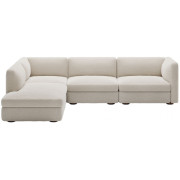 New Works - Coda Modulsofa Konfiguration 5 - Spacedust (Zinc Drake Z699/02)