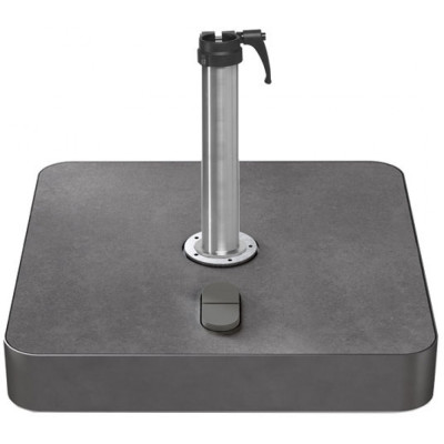 Glatz - Rollensockel M4 mit Decorplatte und Standrohr M4 - 120 kg anthrazit / mit Decorplatte Anthrazit Glatz - Rollensockel M4 mit Decorplatte und Standrohr M4 - 120 kg anthrazit / mit Decorplatte Anthrazit